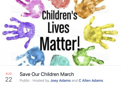 Save Our Children March Sat 10am Medford