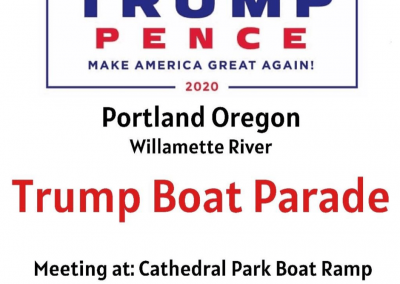 Trump Boat Parade – Willamette River 8/16