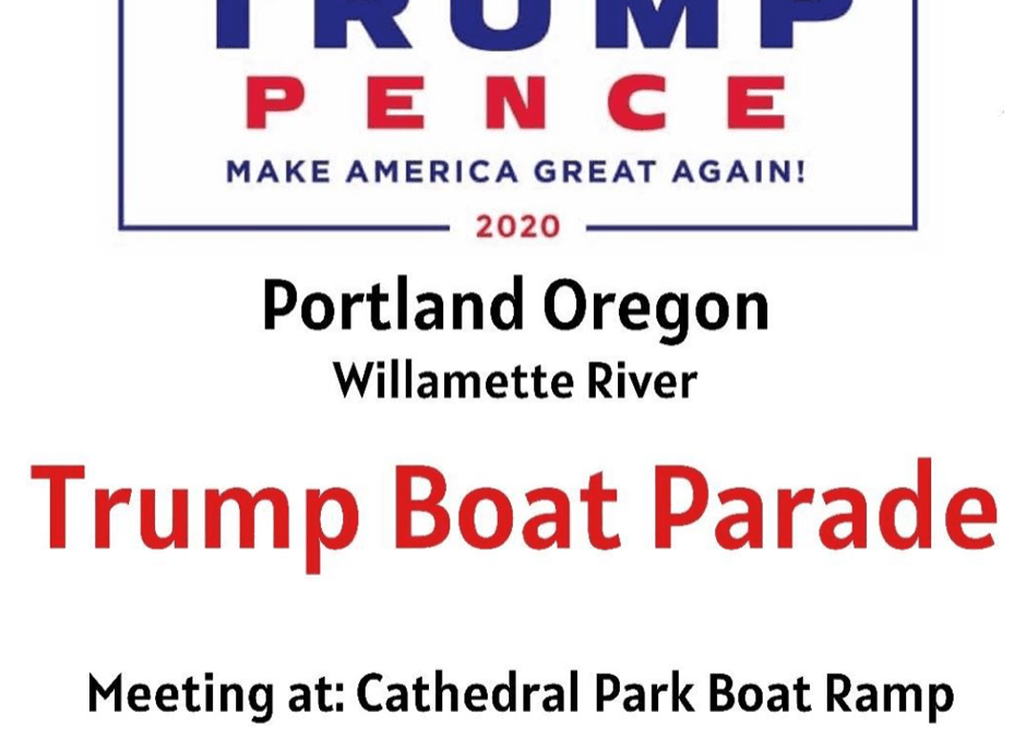 Trump Boat Parade – Willamette River 8/16